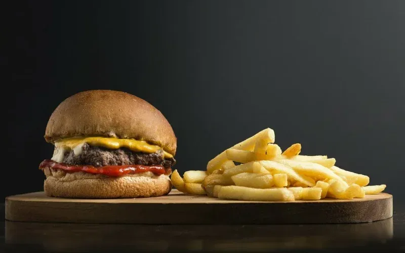 A photo illustrating a food calories list