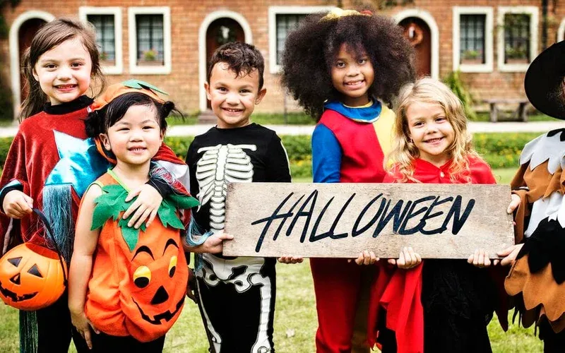 A photo illustrating DIY Halloween decorations for kids