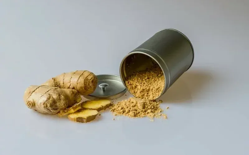 A photo of ginger, illustrating how to store it